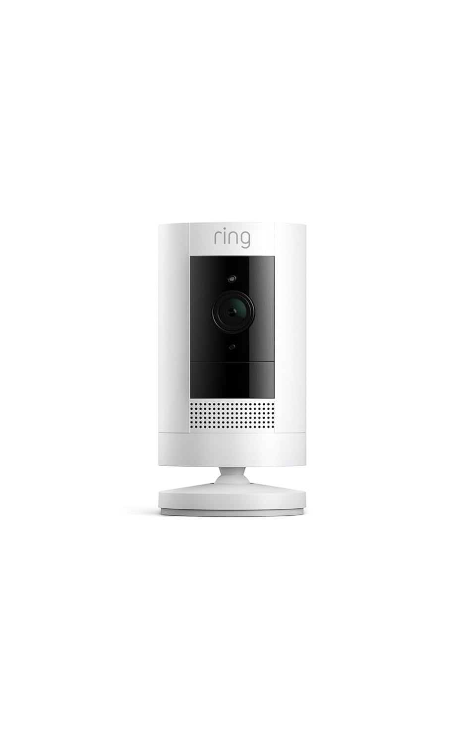 Outdoor Cam (Stick up Cam), Weather-Resistant Home or Business HD Security Camera, Live View, Color Night Vision, Two-Way Talk, Motion Alerts, Works with Alexa, White