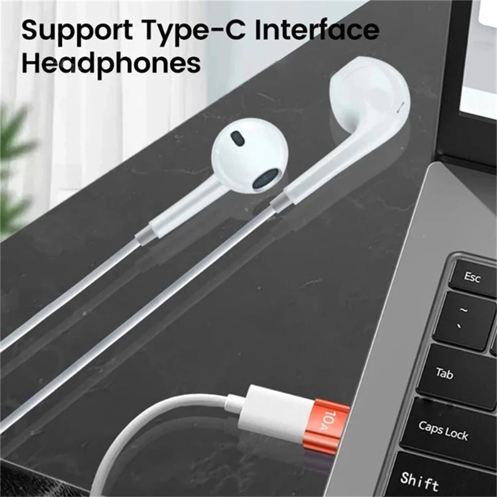 6Pcs 10A OTG USB 3.0 to Type C Adapter USB Female to Type C Male Fast Charging Converter USB to Type C OTG for Xiaomi Laptop PC
