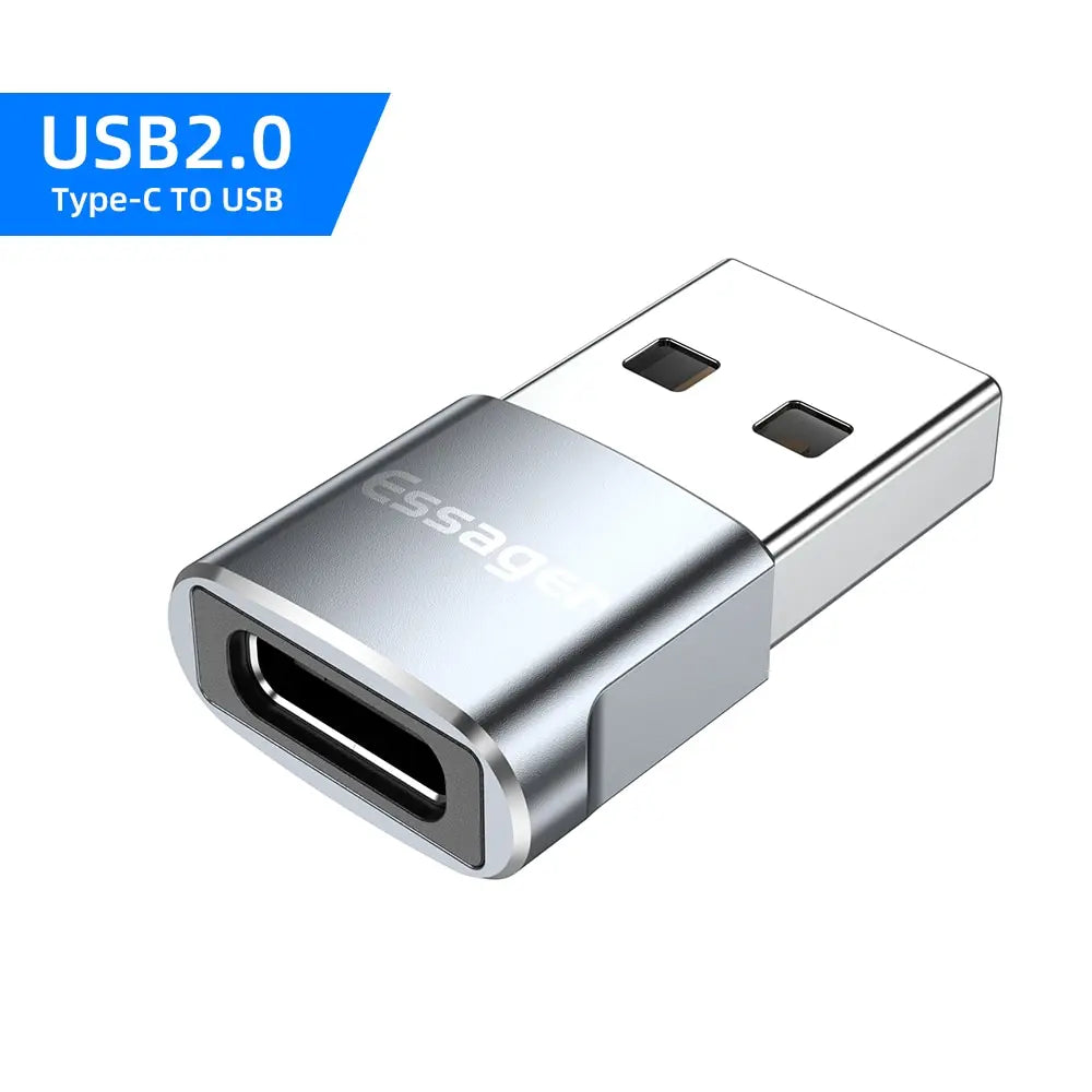 OTG Adapter Type C USB 3.0 Type C USB C Male to USB Female Converter for Macbook Xiaomi Samsung S20 USBC OTG Connector