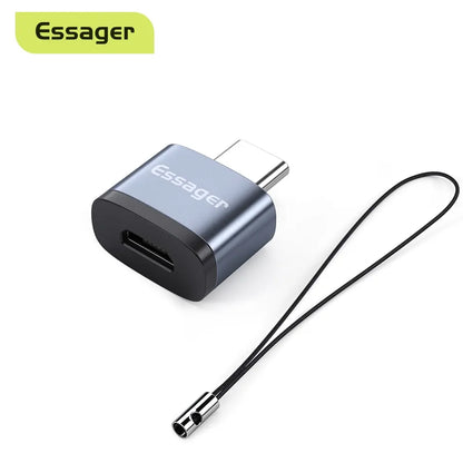 OTG Adapter Type C USB 3.0 Type C USB C Male to USB Female Converter for Macbook Xiaomi Samsung S20 USBC OTG Connector